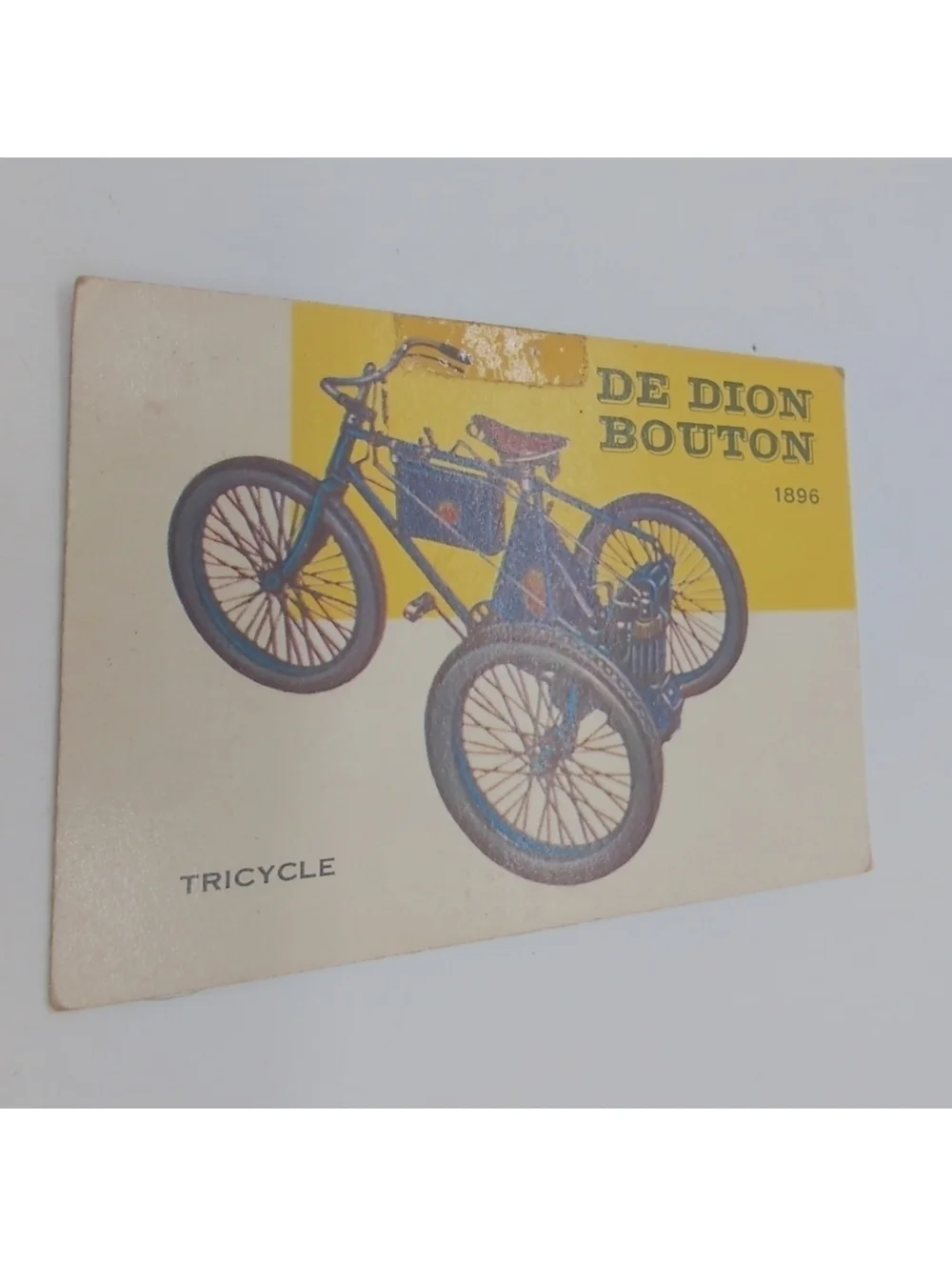 1954 Topps Card Set 3 Long Island Car Museum, Vespa, De Dion Bouton Trike